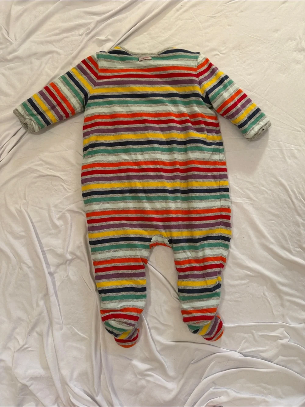 GAP Multicolor Striped Footed One-Piece